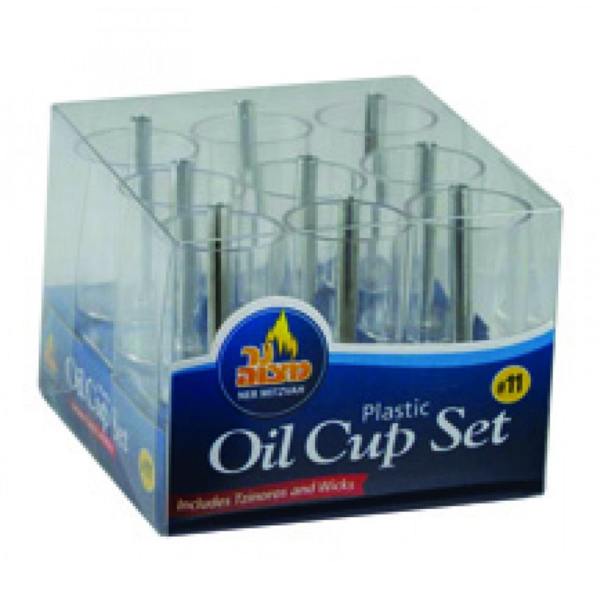 Ner Mitzvah Plastic Oil cup Set #11