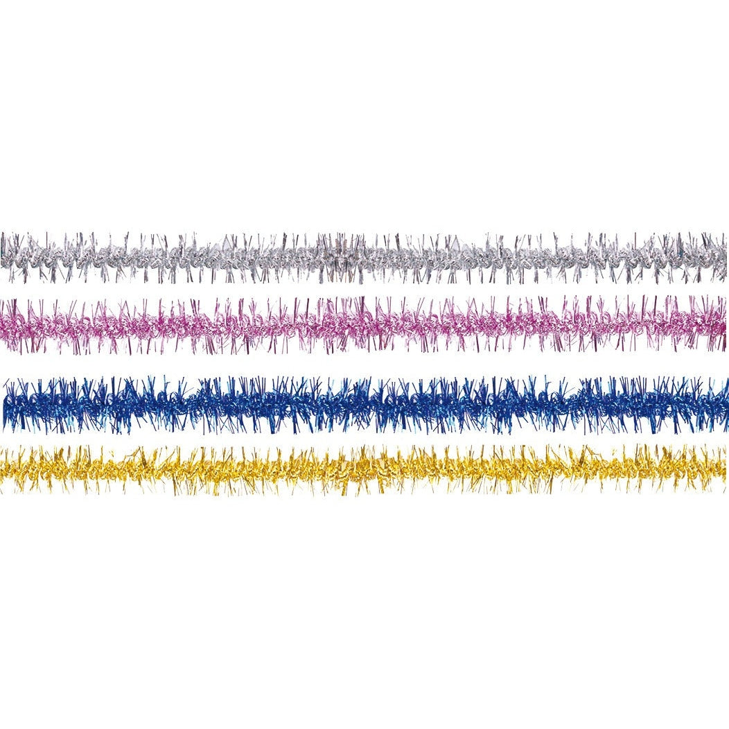 3" 2 PLY CURLY TINSEL 12' ASSORTED COLORS