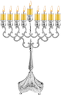 Ner Mitzvah Silver Plated OIl Menorah