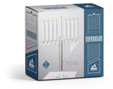 Large Crystal Glass Menorah