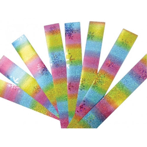 36 Paper Strips For Garland - Multi Colored