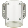 Perspex Clear Washing Cup 11 cm - White Marble