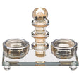 Crystal Salt & Peper Holders 13 cm