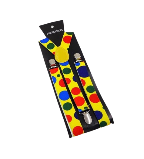 Purim Clown suspenders