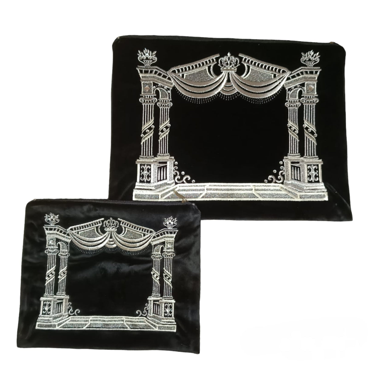 VELVET TALIT - TEFILIN SET 36*29 CM WITH EMBROIDERY