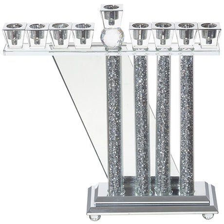 Crystal Elegant Hanukkiah 27.5x29 cm