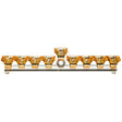 Crystal Elegant Hanukkiah 37x6 cm