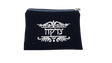 Assorted Velvet Tzedakah Bags- Dark Blue #4