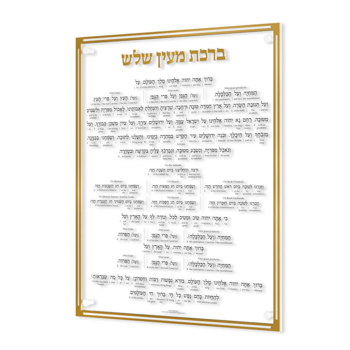 Artscroll Schottenstein Interlinear - Large - Gold -Al Hamichya