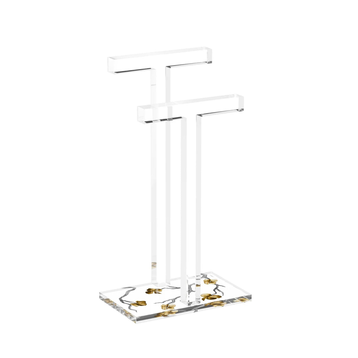 Golden Branch 'T' Towel Stand