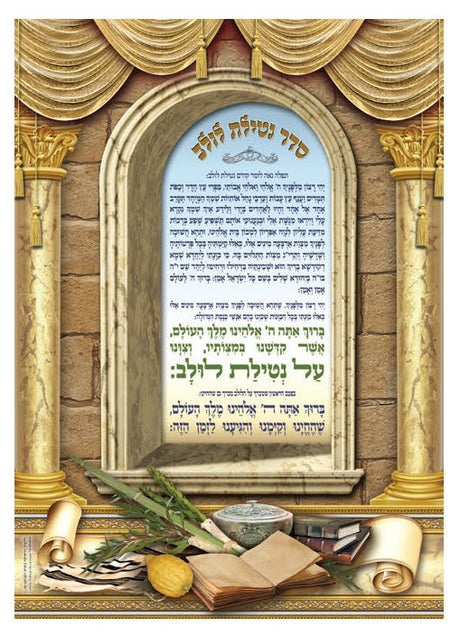 Laminated Poster 20" x 28"- Netilat Lulav