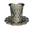 KIDDUSH CUP WITH TRAY