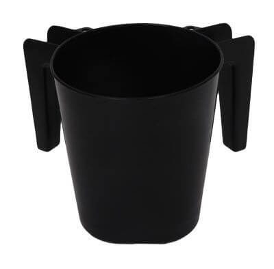 Plastic Washing Cup Metallic Black