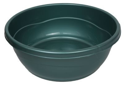 Plastic Washing Bowl Metallic Green