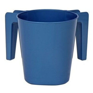Plastic Washing Cup Metallic Blue