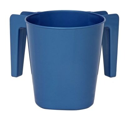 Plastic Washing Cup Metallic Blue