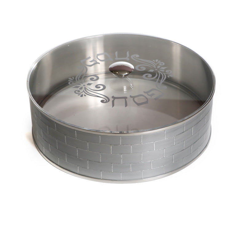 Matzah Box - Jerusalem Stone Silver
