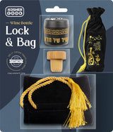 Wine Bottle Lock and Bag