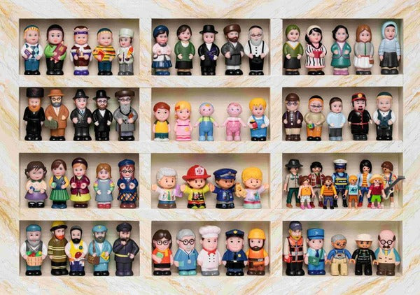 Jigsaw Puzzle: Mentchies / Little Figures (500 Pcs.)