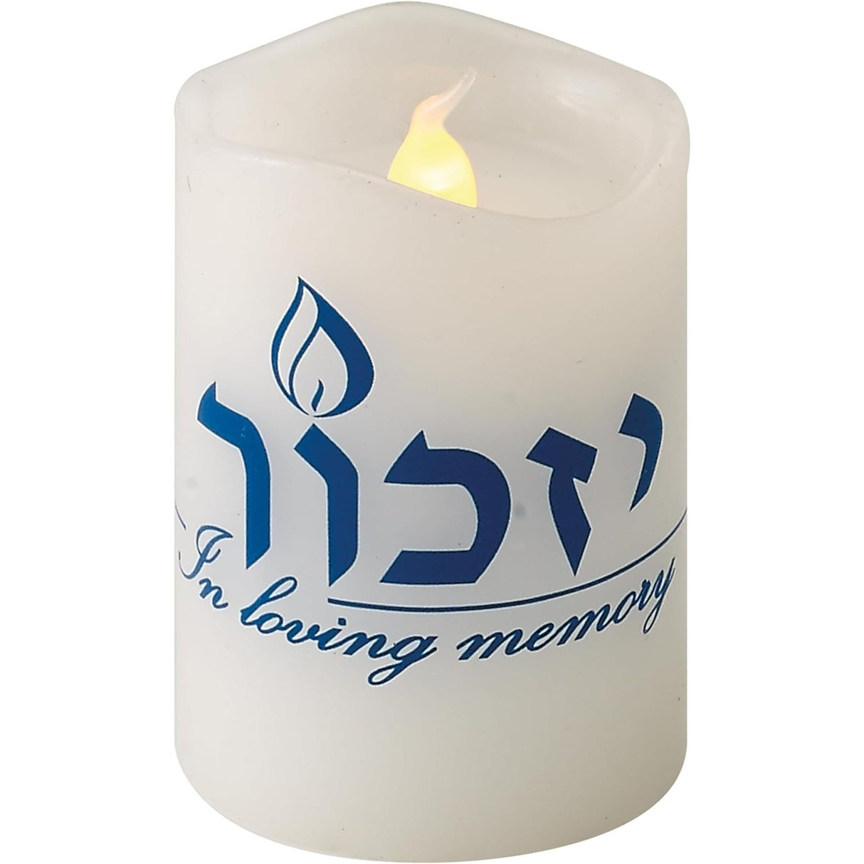 LED FLAMELESS YIZKOR Memorial Candle,