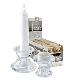 Ner Mitzvah 2in1 Glass Candle Holder