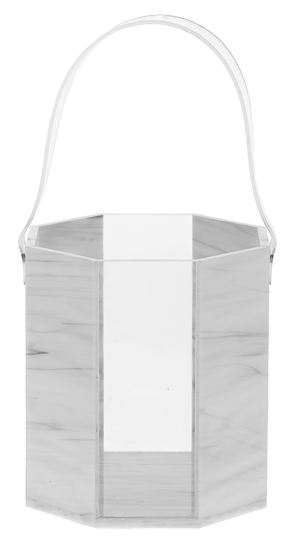 ICE BUCKET LUCITE MARBLE