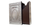 Classy silver Wood glass zemiros holder