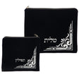 Velvet Talit-tefilin Set 36*29, Dark Blue With Embroidery