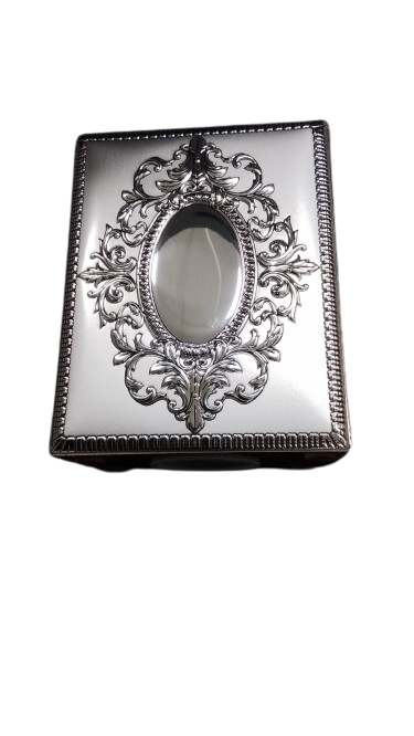 TZEDAKA BOX / SILVER DIPPED