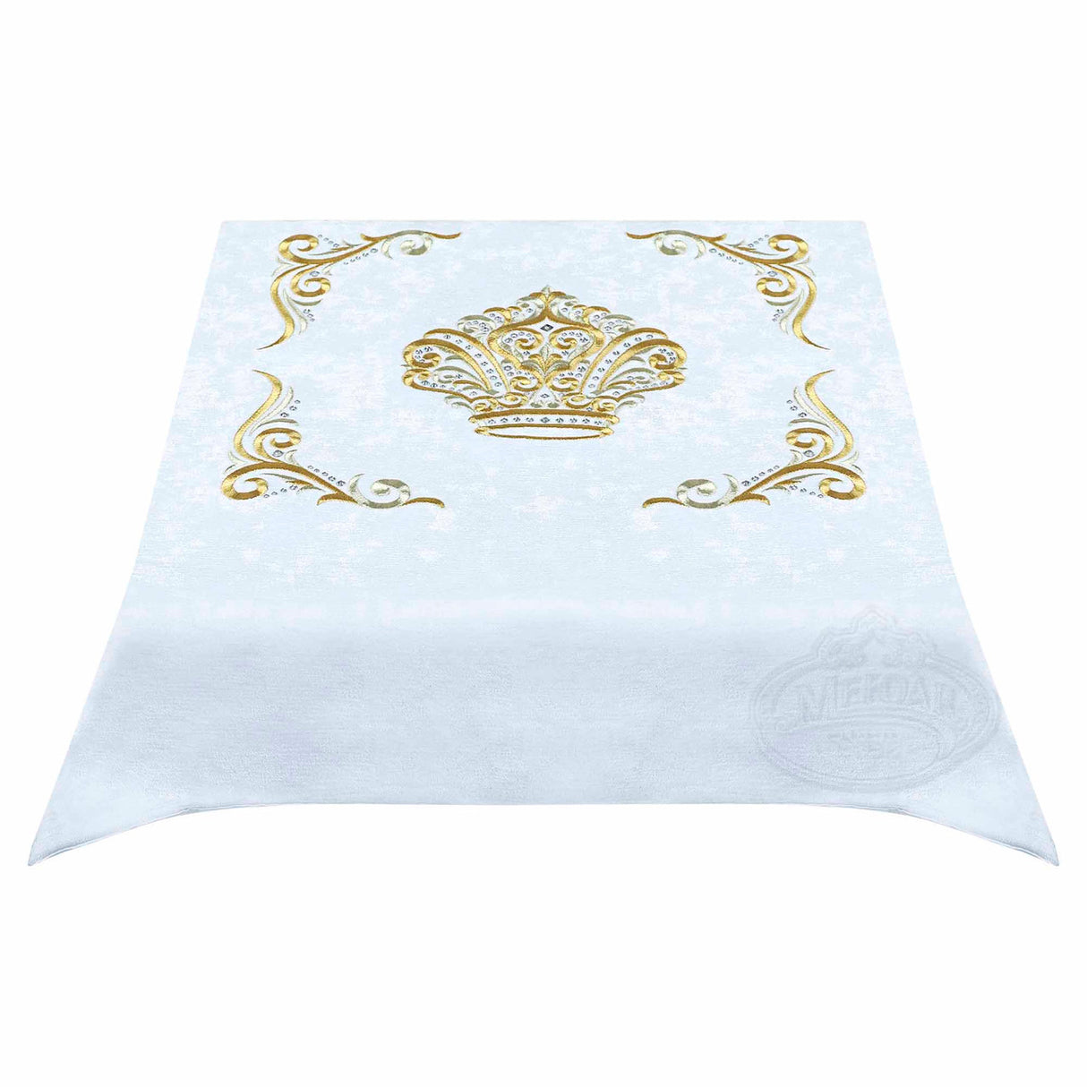 Shtender Cover White Velvet Style#819- Gold Embroidery