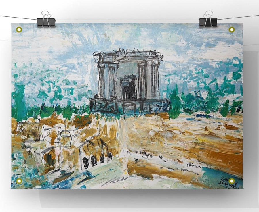 Vinyl Painting Poster Bais hamikdosh large
