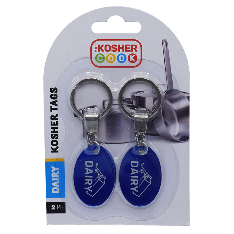The Kosher Cook Blue Dairy Kosher Tags