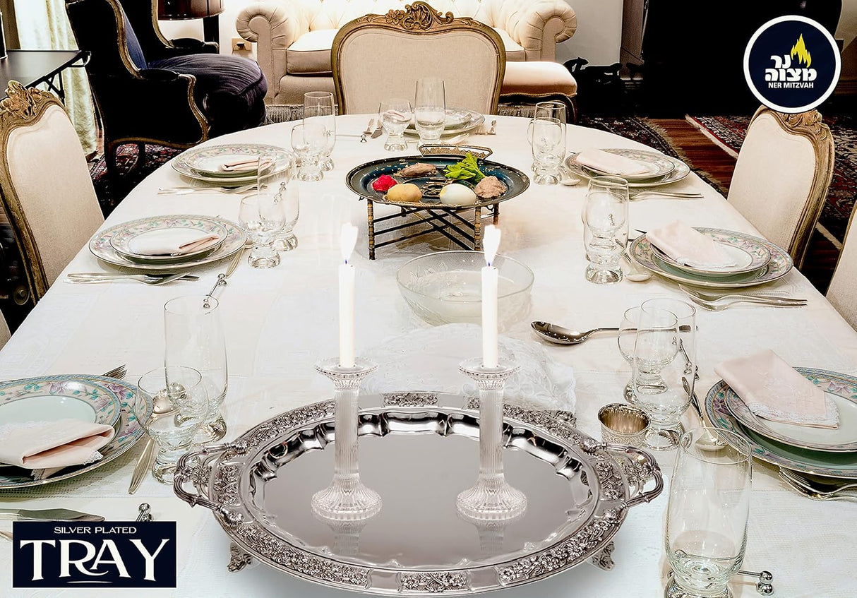 Silver Plated Oval Tray