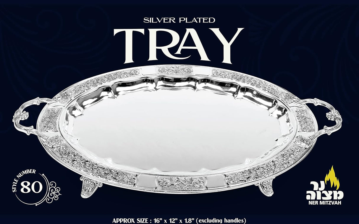 Silver Plated Oval Tray