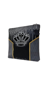 CHASSID STYLE TEFILLIN BAG LEATHER & FUR ( SHELF PRICE ONLY ) NON PERSONALISED