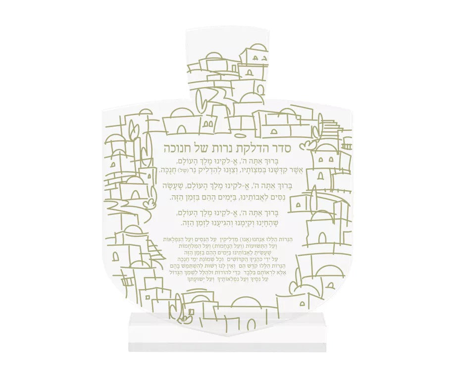 Chanukah Brachos Card