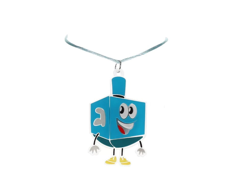 Light Up Dreidel Necklace