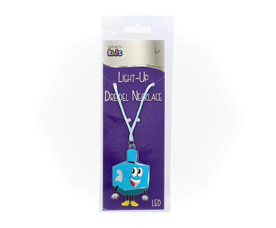 Light Up Dreidel Necklace