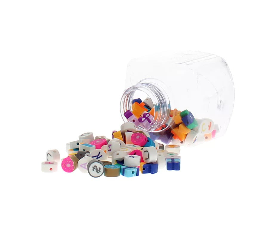 Chanukah Dreidel Filled With Beads (Approx 116 Beads)