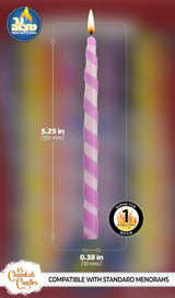 Chanukah Candles Spiral