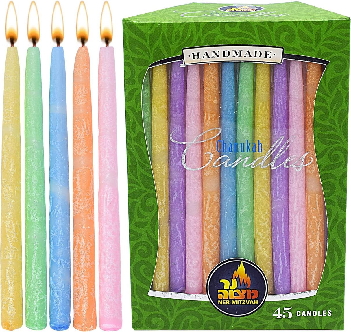 Pastel Chanukah Candles
