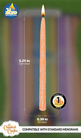 Pastel Chanukah Candles