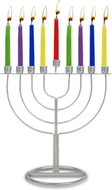 WireFrame Menorah - Silver