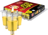 Pre-Filled Menorah Oil Cup Candles - Hanukkah Candles EZ Lights - Jelled 100%