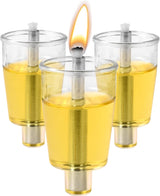 Pre-Filled Menorah Oil Cup Candles - Hanukkah Candles EZ Lights - Jelled 100%