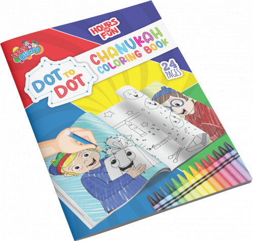 Dot to Dot Coloring Book - Chanukah