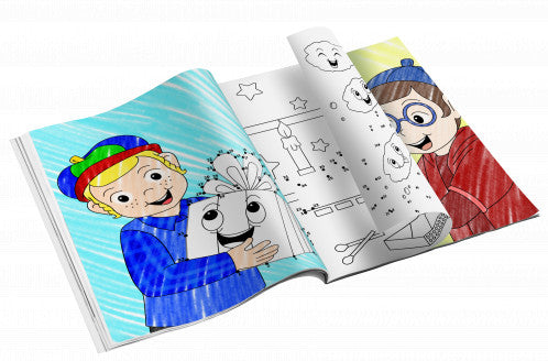 Dot to Dot Coloring Book - Chanukah