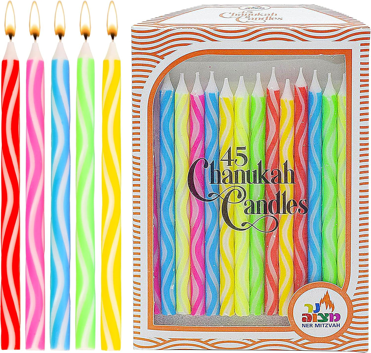 Criss-Cross Engrave Chanukah Candles