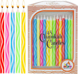 Criss-Cross Engrave Chanukah Candles