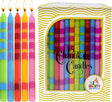 Dripless Chanukah Candles Standard Size - Two Tone Multi Colored Hanukkah Candles